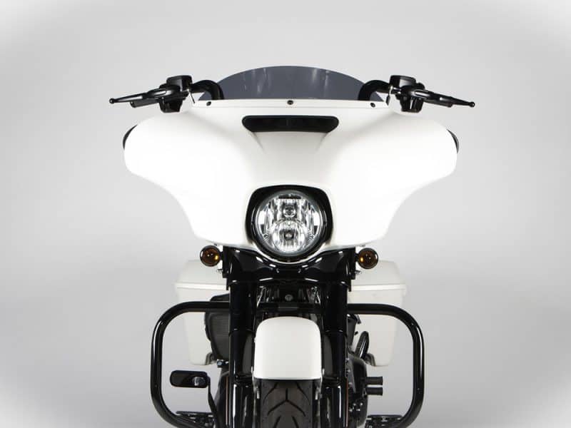 High-quality touring motorcycle from Revelry Motorcycles in Australia, front view.