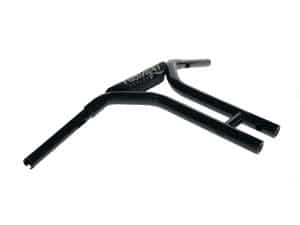 14in. x 1-1/4in. MX47 Straight T-Bar Handlebar - Gloss Black.
