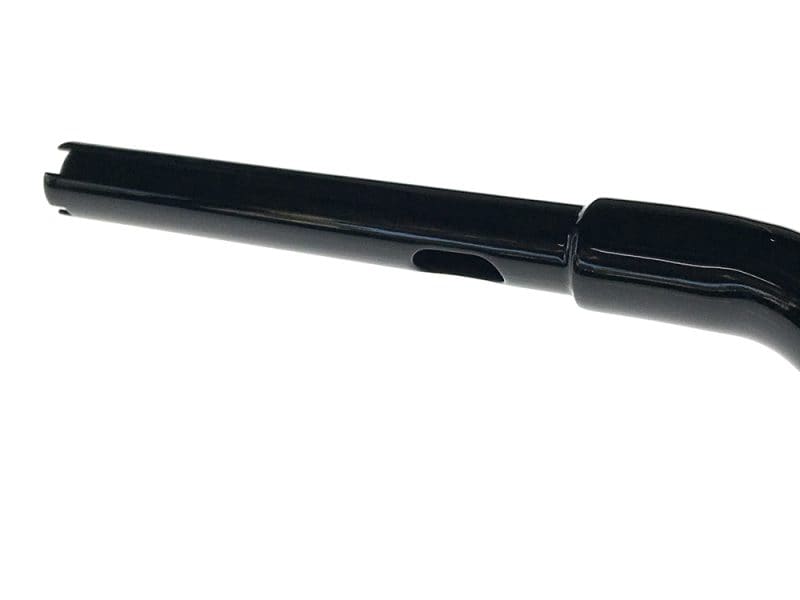 High-quality black motorcycle front fork tube for Revelry Motorcycles.