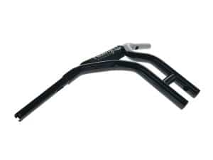12in. x 1-1/4in. MX47 Pullback T-Bar Handlebar - Gloss Black.