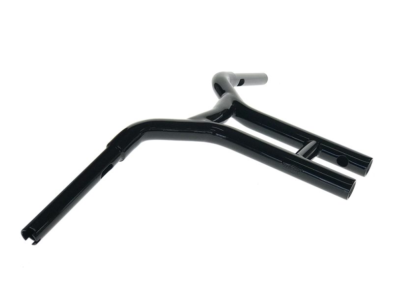 12in. x 1-1/4in. Cali Straight T-Bar Handlebar - Gloss Black.