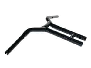 14in. x 1-1/4in. Cali Straight T-Bar Handlebar - Gloss Black.