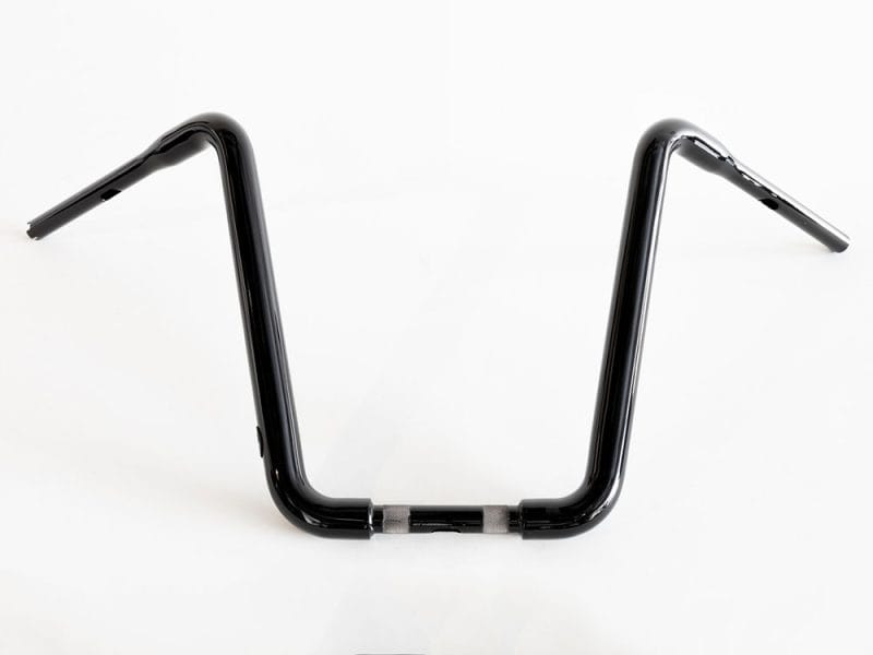 Aluminium motorcycle handlebar for Revelry Motorcycles, custom bike accessories, bike bars, black finish.