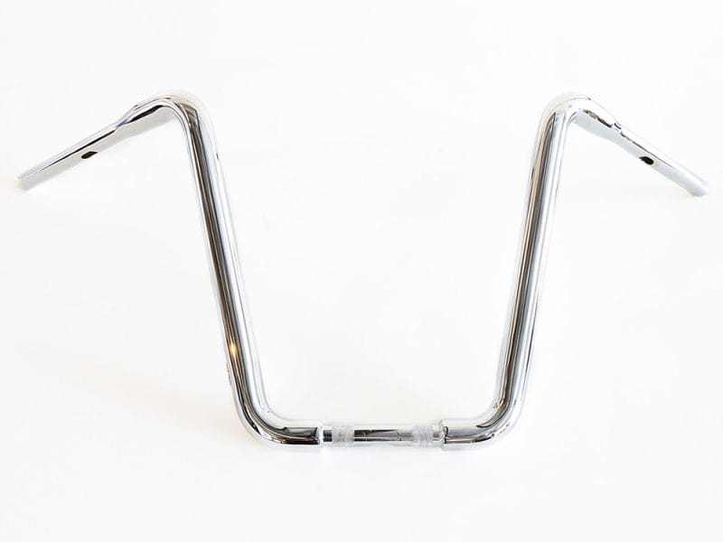 Shiny chrome motorcycle handlebar for Revelry Motorcycles Australian bike accessories and parts.