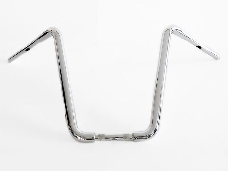 Chrome motorcycle handlebar for Revelry Motorcycles in Australia.