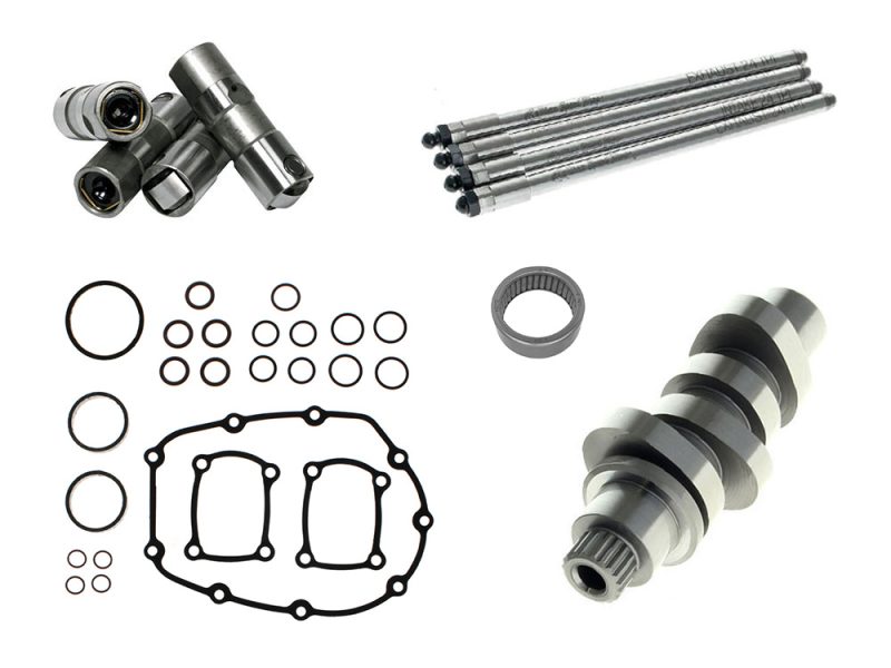 Feuling 487 Performance Cam Kit. Fits Milwaukee-Eight 2017up Precision motorcycle engine parts including camshaft, valve components, and gaskets for Revelry Motorcycles.