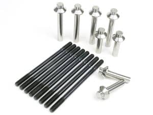 Screws and bolts for motorcycle maintenance and repair.
