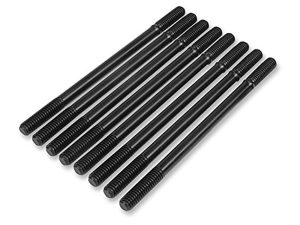 High-performance motorcycle crash protector bars in black for enhanced safety.