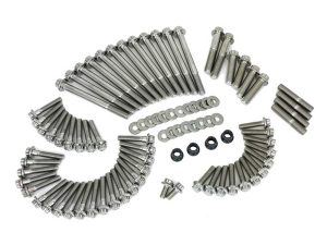High-quality stainless steel motorcycle bolts and nuts for Revelry Motorcycles.