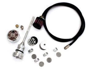 High-performance motorcycle fuel pump and accessories for Revelry Motorcycles, Melbourne.