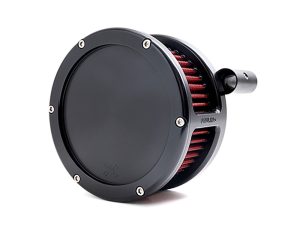 High-performance motorcycle air filter for Revelry Motorcycles, enhances engine power and airflow.