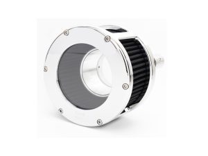 High-performance motorcycle air filter for Revelry Motorcycles, crafted for optimal engine airflow.