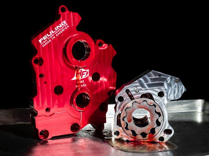 Aluminium motorcycle engine parts, high-performance motorbike engine components.