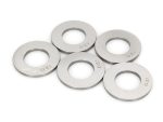 Aluminium washers for motorcycle maintenance and repairs.