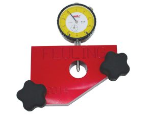 Precision motorcycle fuel pressure gauge for Revelry Motorcycles, fuel system testing tool.