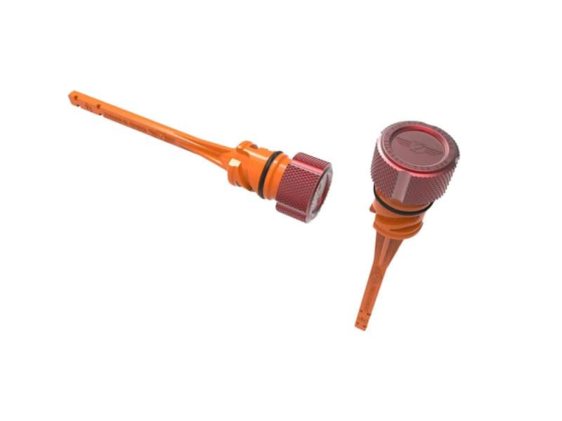 Magnetic Engine Oil Dipstick - Red. Fits Softail 2018up Optimised Motorcycle Oil Drain Plugs for Revelry Motorcycles Australian riders.