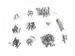 Aluminium motorcycle bolts and fasteners for repair and customization.