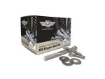 High-quality stainless steel M8 engine bolt kit for motorcycle repairs.