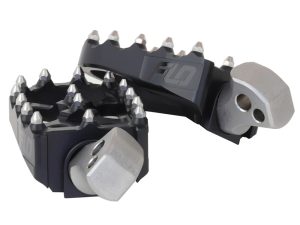 V2 MX Footpegs - Black. Fits Softail 2018up Rear Passenger