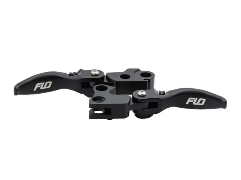 Lightweight bicycle handlebar control levers for enhanced riding performance and durability.