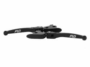 FLO motorcycle brake levers for enhanced control and durability.