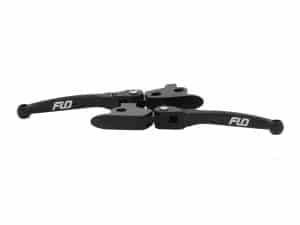 High-performance motorcycle brake and clutch levers for Revelry Motorcycles.