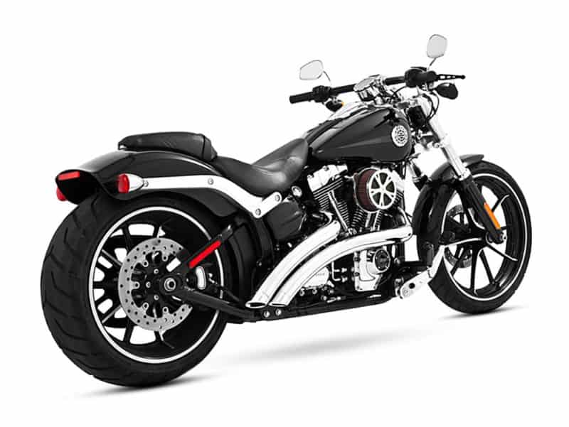V-twin cruiser motorcycle with black and chrome finish, designed for Australian motorcycle enthusiasts.
