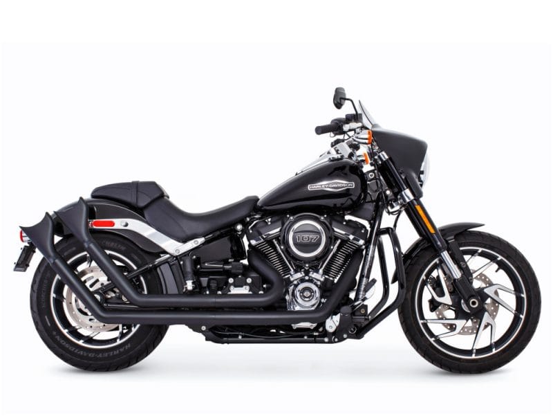 Harley-Davidson black cruiser motorcycle, premium motorbike, Revelry Cycles Australia.