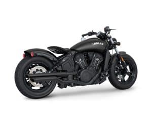 Vlogger Harley-Davidson motorcycle in matte black, Indian Motorcycles cruiser bike in black, custom cruiser motorcycle, touring bike for sale, Revelry Motorcycles Australia.
