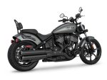 Indian Chief Motorcycles with sleek matte grey finish and powerful V-twin engine.
