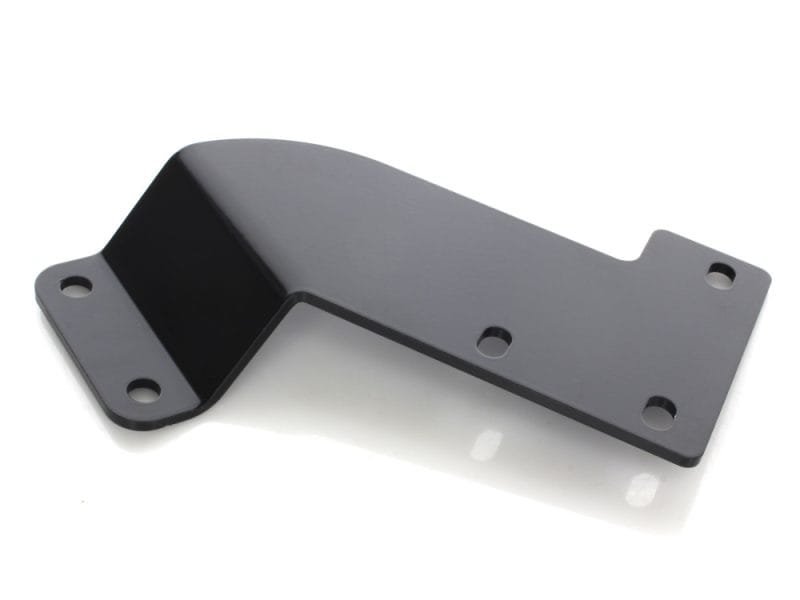 Aluminium motorcycle footrest bracket for Revelry Motorcycles, durable and lightweight.