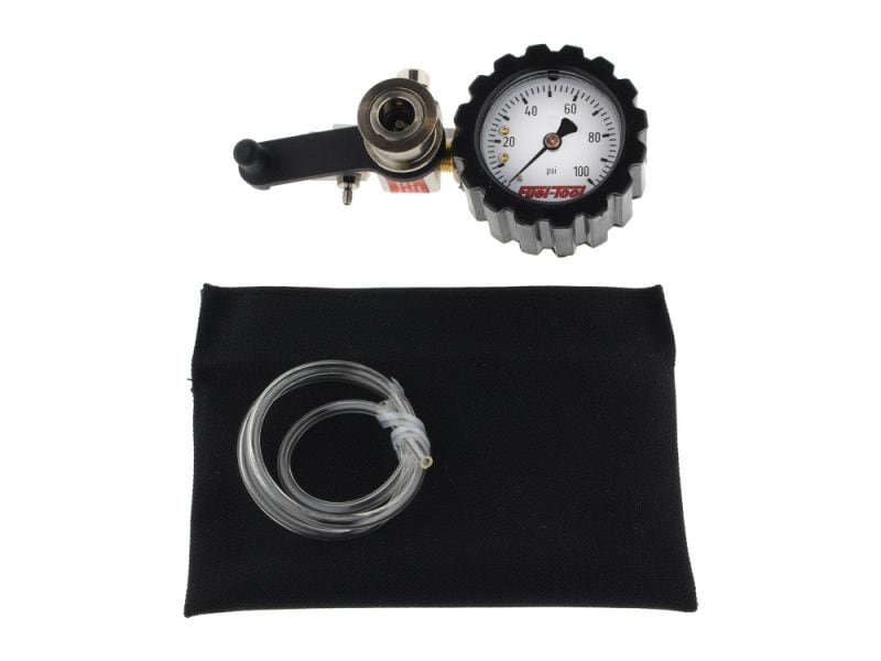 EFI Fuel Pressure Test Gauge Tool - Static State. Fuel pressure regulator gauge kit for motorcycles, precision fuel system testing tool.