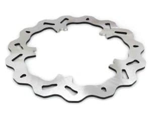 High-performance motorcycle brake rotor for Revelry Motorcycles Australian bikes.