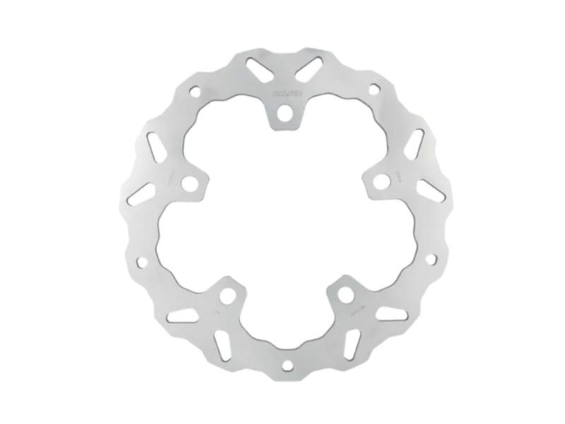Aluminium motorcycle brake disc for Revelry Motorcycles, high-performance motorcycle brake rotor for Australian bikes.