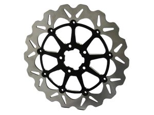 High-performance motorcycle disc brake rotor for Revelry Motorcycles in Australia.
