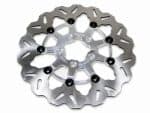 Aluminium motorcycle brake disc for high-performance riding.