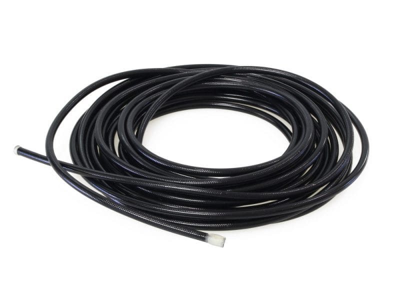 Hide-A-Line Micro Line Hose - Black. 25ft Roll. Flexible black motorcycle electrical wiring loom for Revelry Motorcycles.
