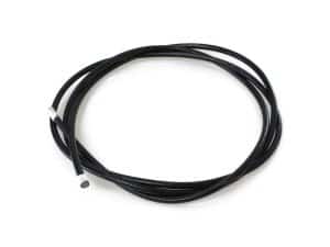 Flexible black motorcycle electrical cable for Revelry Motorcycles accessories.