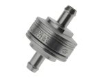 Washable Super Mini Inline Fuel Filter. 5/16in. Hose x 0.675in. long. Billet Aluminium.