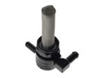 Aluminium motorcycle wheel bearing removal tool, black finish, Revelry Motorcycles.