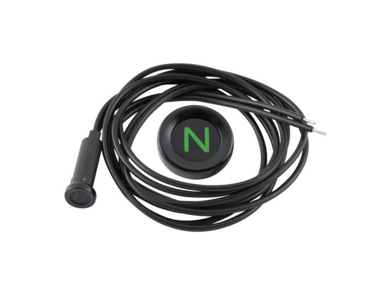 Wireless motorcycle GPS tracker with remote control for Revelry Motorcycles.