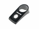 Black motorcycle remote key fob holder for Revelry Motorcycles accessories.