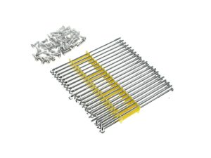 Chrome motorcycle axles and hardware kit for Revelry Motorcycles.