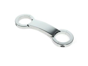 Billet Aluminium Fork Brace - Chrome. Fits 49mm Dyna Mid-Glide 2006-2017