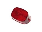 Red motorcycle tail light for Revelry Motorcycles Australia.