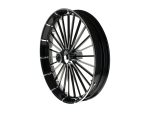 High-performance motorcycle wheel from Revelry Motorcycles, perfect for custom bike builds and upgrades.