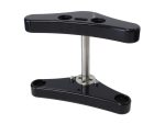 Heavy-duty motorcycle stand for Revelry Motorcycles, black adjustable lift stand for bikes.