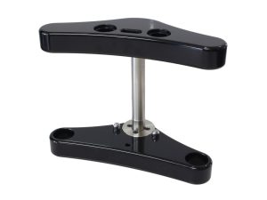 Heavy-duty motorcycle stand for Revelry Motorcycles, black adjustable lift stand for bikes.