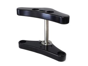 High-quality motorcycle triple tree clamp for custom Harley bikes.