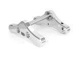 Aluminium motorcycle triple clamp for custom rebuilds and performance upgrades.